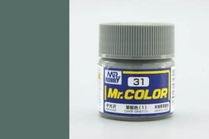 สีสูตรแลกเกอร์ Mr Color C031 dark gray