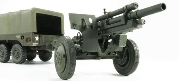 โมเดลปืนใหญ่ 105mm HOWITZER M2A1 & CARRIAGE M2 1/35