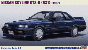 รถยนต์จำลอง HASEGAWA NISSAN SKYLINE GTS-R R31 1/24