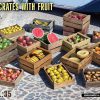 MI35628 WOODEN CRATES WITH FRUIT 1/35