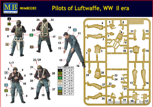 MB3202 PILOTS OF LUFTWAFFE WW II ERA 1/32