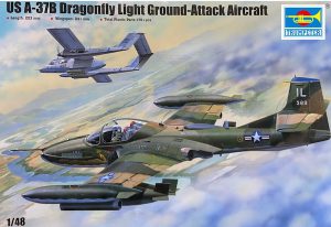 โมเดลเครื่องบิน Trumpeter A-37B Dragonfly Light Ground-Attack 1/48