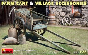 โมเดล MINIART 35657 Farm Cart/w Village Accessories 1/35